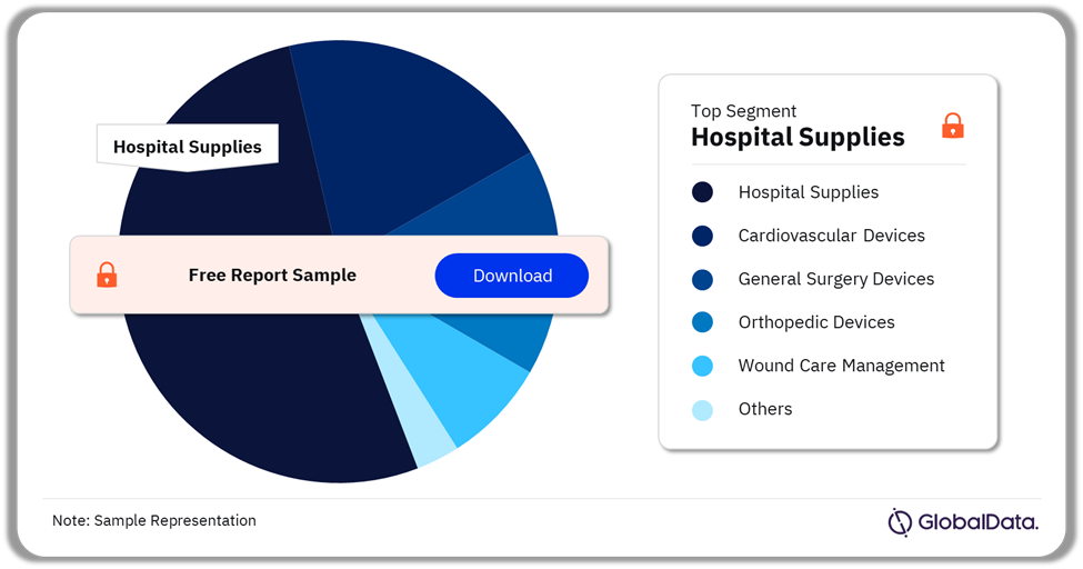 Sweden Medical Devices Market Analysis by Segments, 2021 (%)