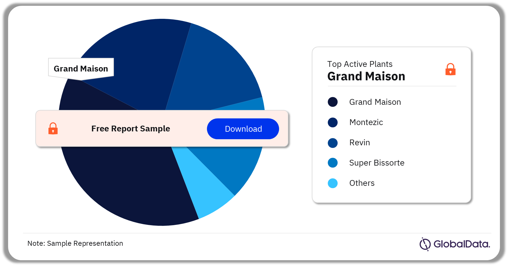 France Hydropower Market Analysis by Active Plants, 2023 (%)