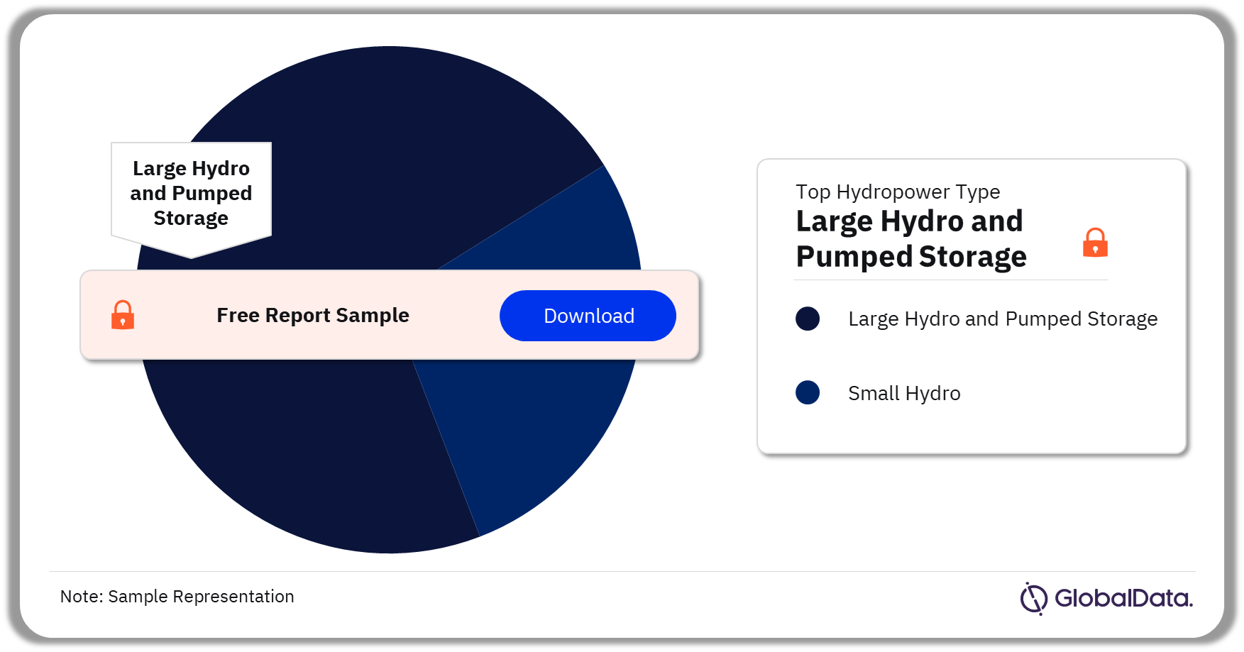 France Hydropower Market Analysis by Type, 2022 (%)