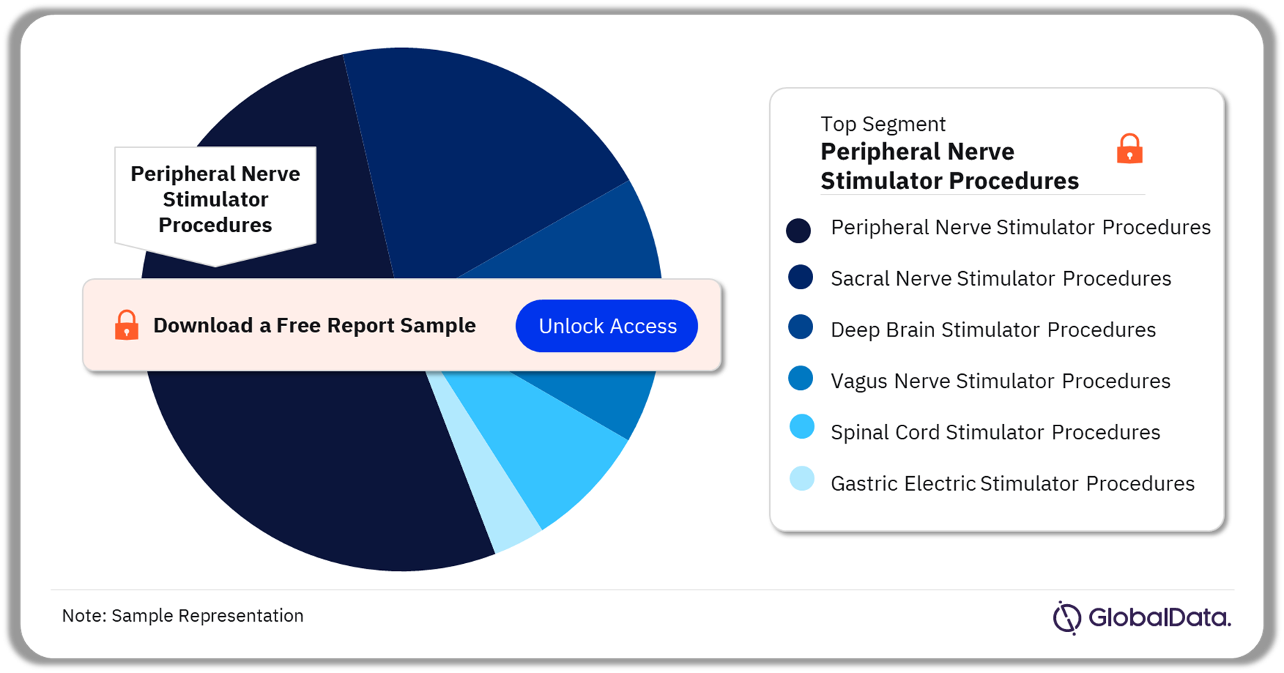 Germany Neuromodulation Procedures Market Analysis by Segments, 2022 (%)