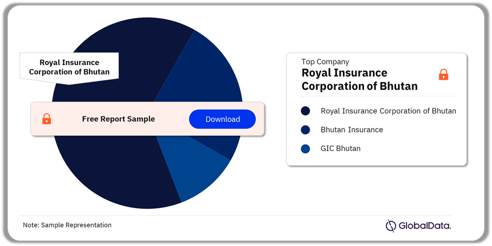 Bhutan General Insurance Market Analysis by Companies, 2023 (%)