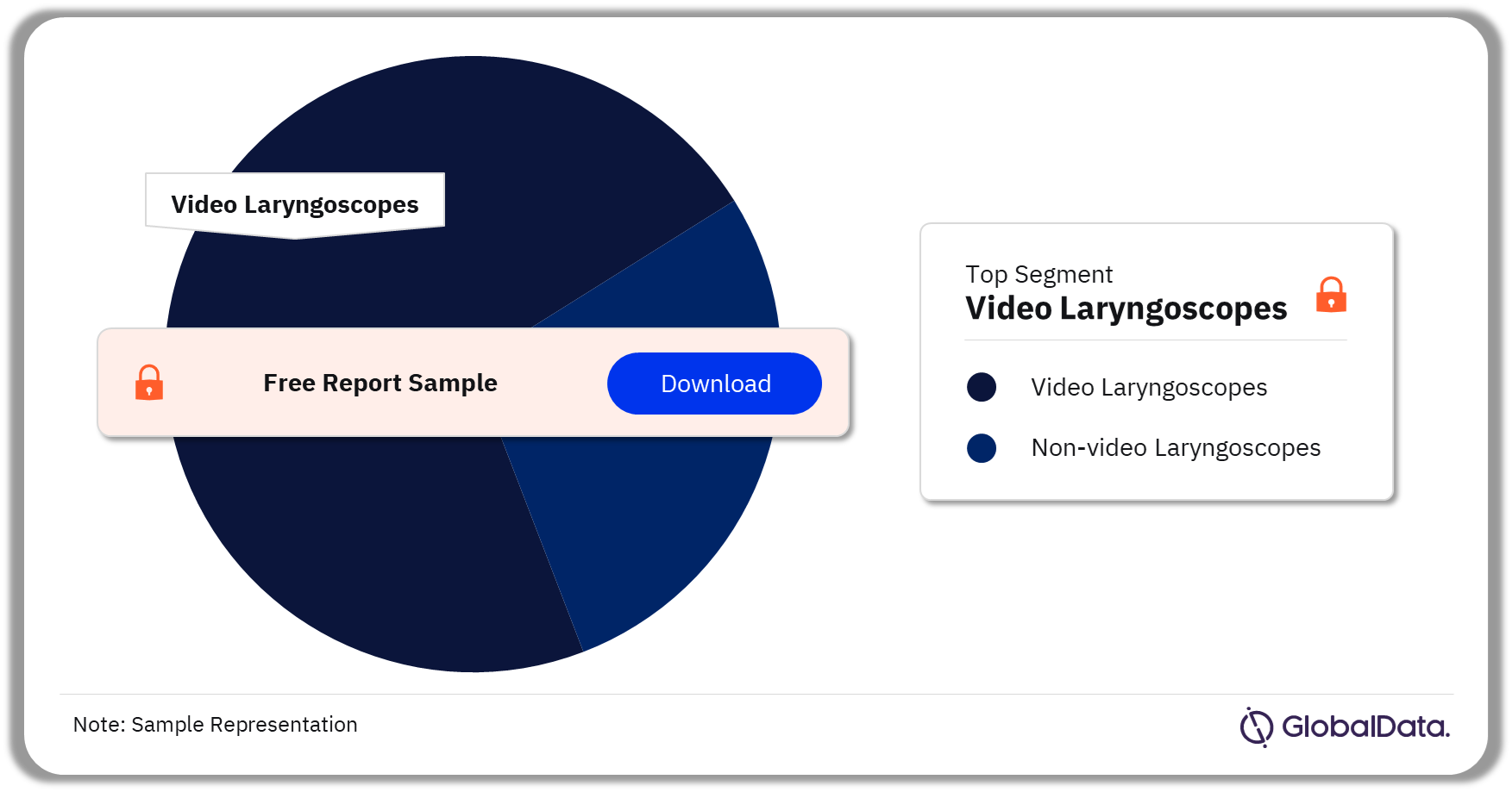 Laryngoscopes Market Analysis by Segments, 2023 (%)