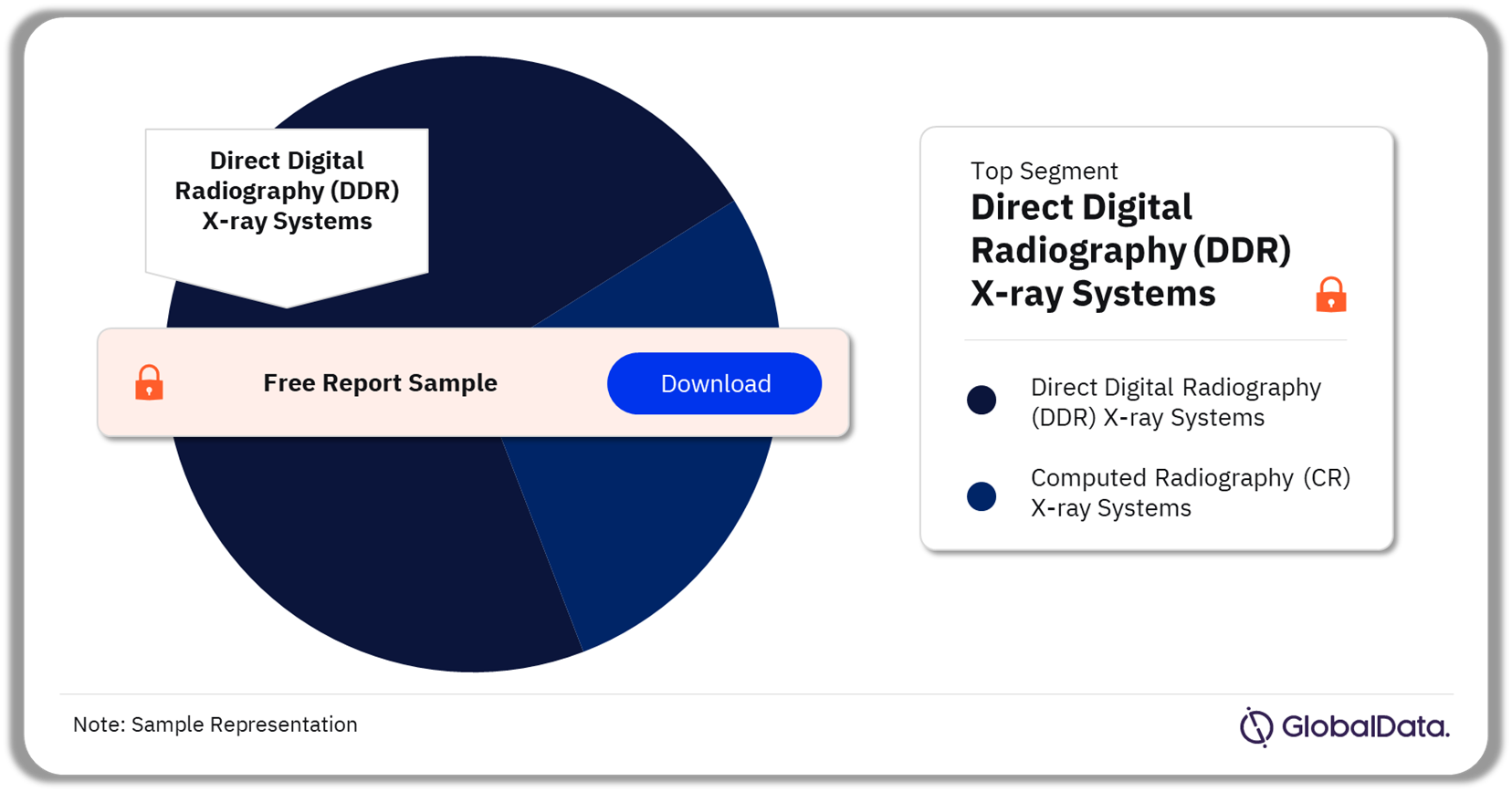 X-Ray Systems Market Analysis by Segments, 2023 (%)