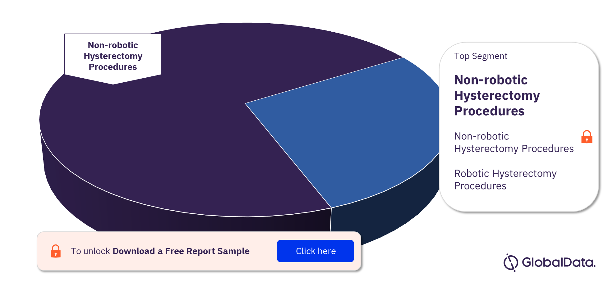 China Hysterectomy Procedures Market Analysis, by Segments, 2022 (%)