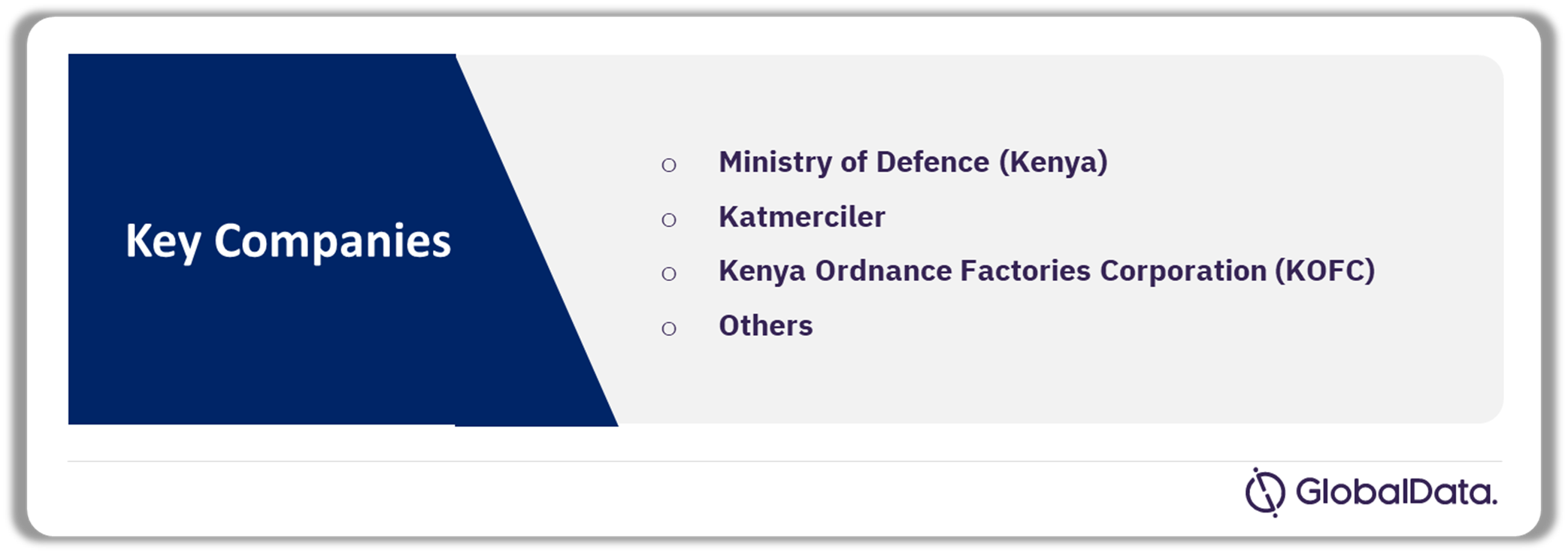 Kenya Defense Market Analysis by Companies