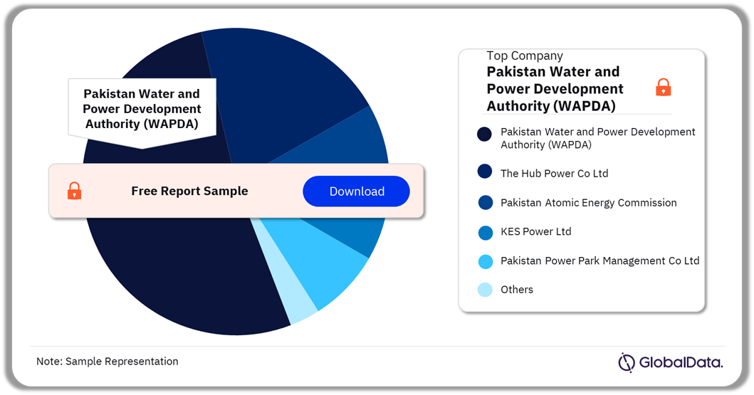 Pakistan Power Market by Leading Companies, 2023 (%)