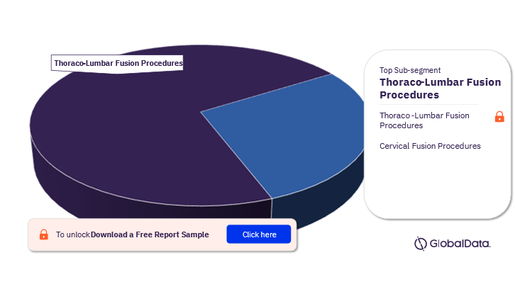 Spinal Fusion Procedures Market Analysis by Sub-segments, 2022 (%)