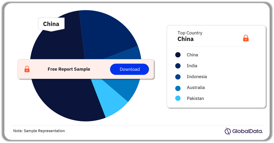 Asia-Pacific Oil and Gas Projects Analysis by Countries, 2024-2028 (%)
