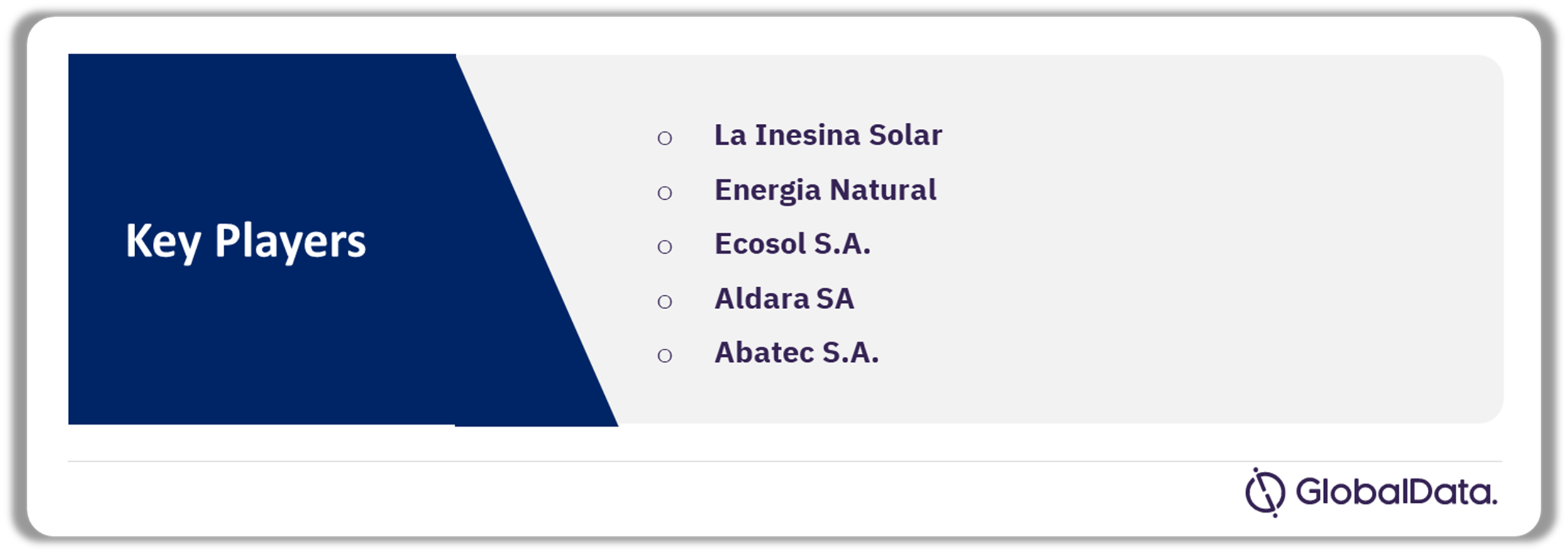 Argentina Solar PV Market Analysis, by Companies (%)