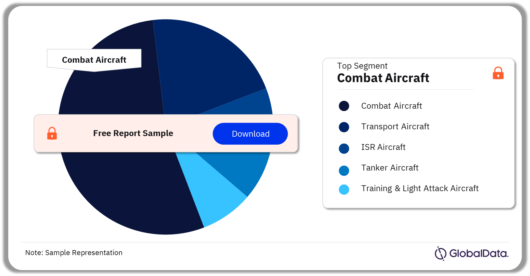 Military Fixed Wing Aircraft Market Analysis by Segments, 2024 (%)