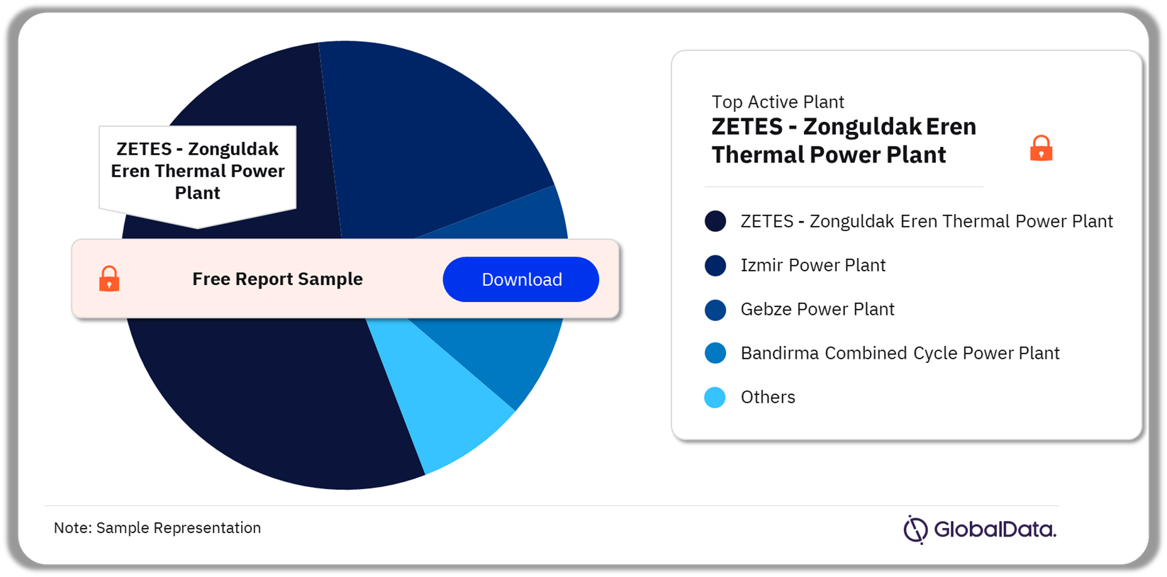 Turkey Thermal Power Market Analysis by Active Plants, 2023 (%)