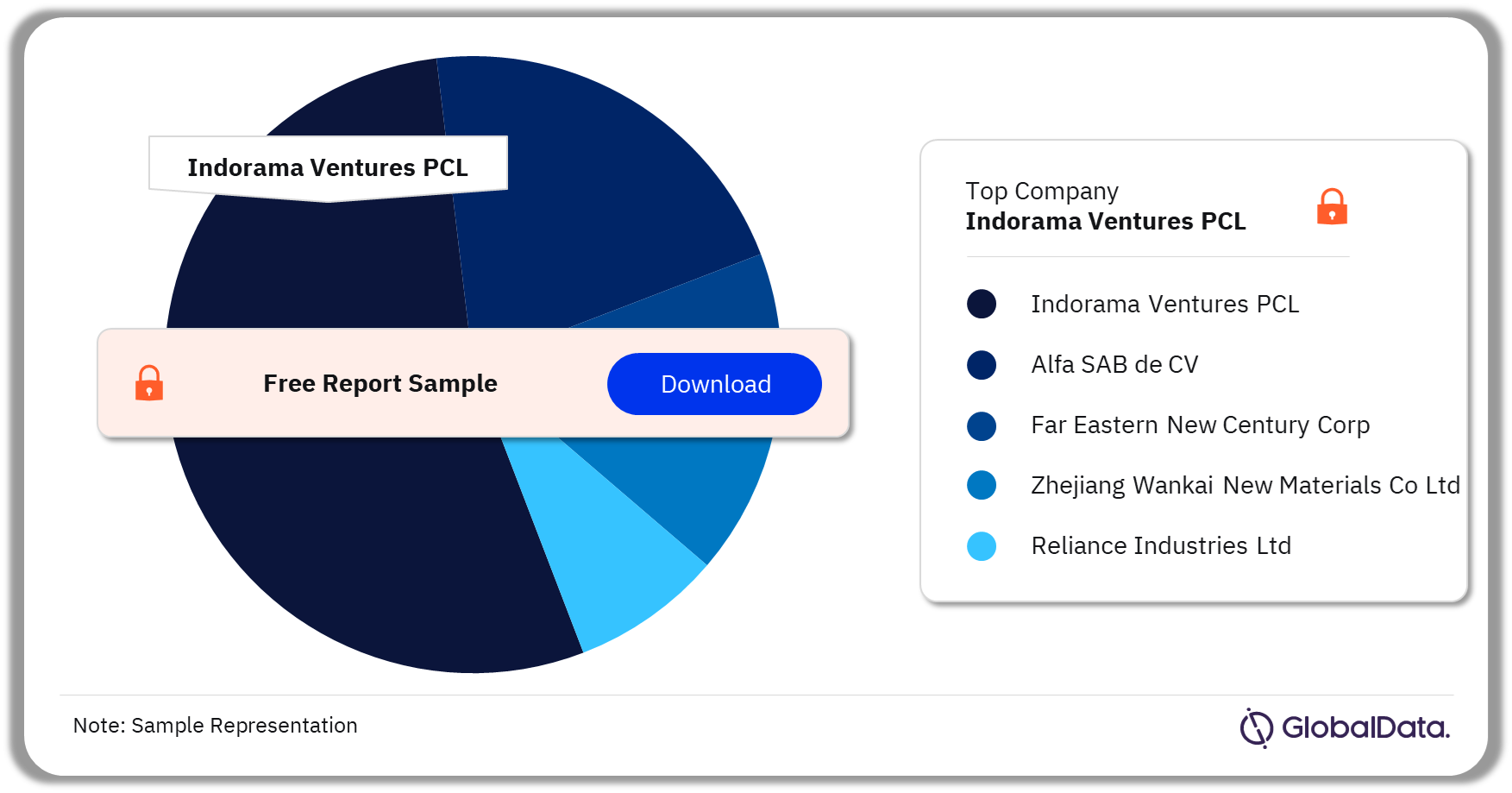 Polyethylene Terephthalate (PET) Industry Market Analysis by Companies, 2023 (%)