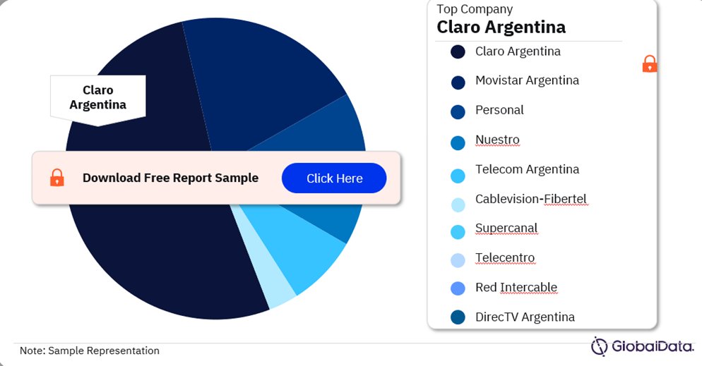 Argentina Telecom Services Market Share by Companies, 2022 (%)
