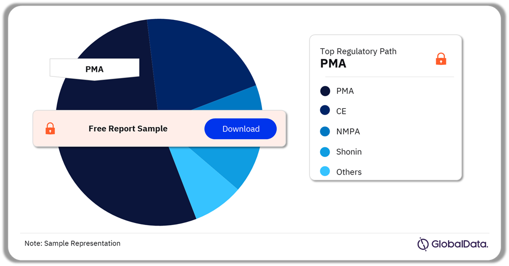 Peripheral Vascular Stents Pipeline Market Analysis by Regulatory Paths, 2024 (%)
