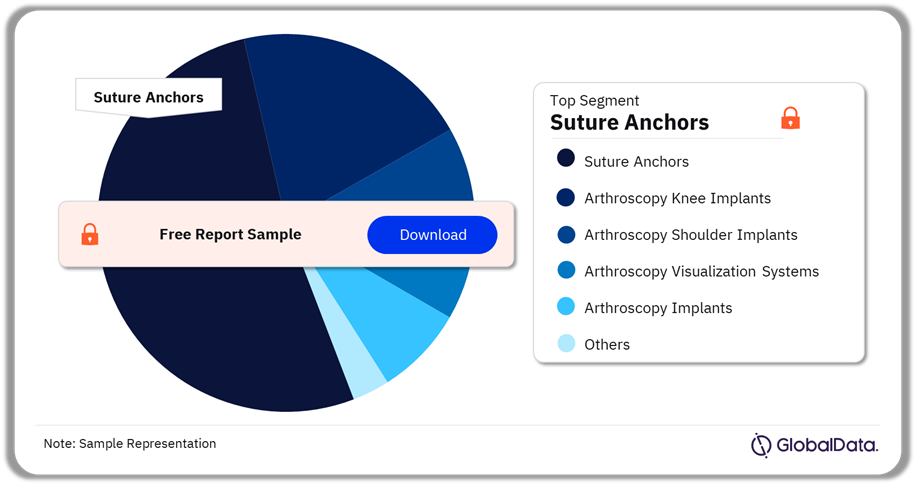 Arthroscopy Pipeline Market Analysis by Segments, 2024 (%)