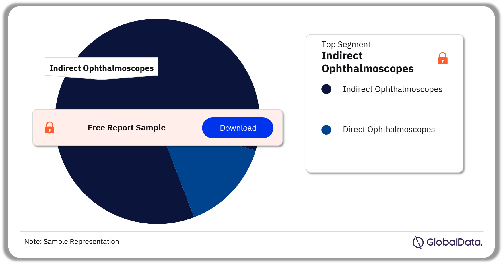 Ophthalmoscopes Pipeline Market Analysis by Segments, 2023 (%)