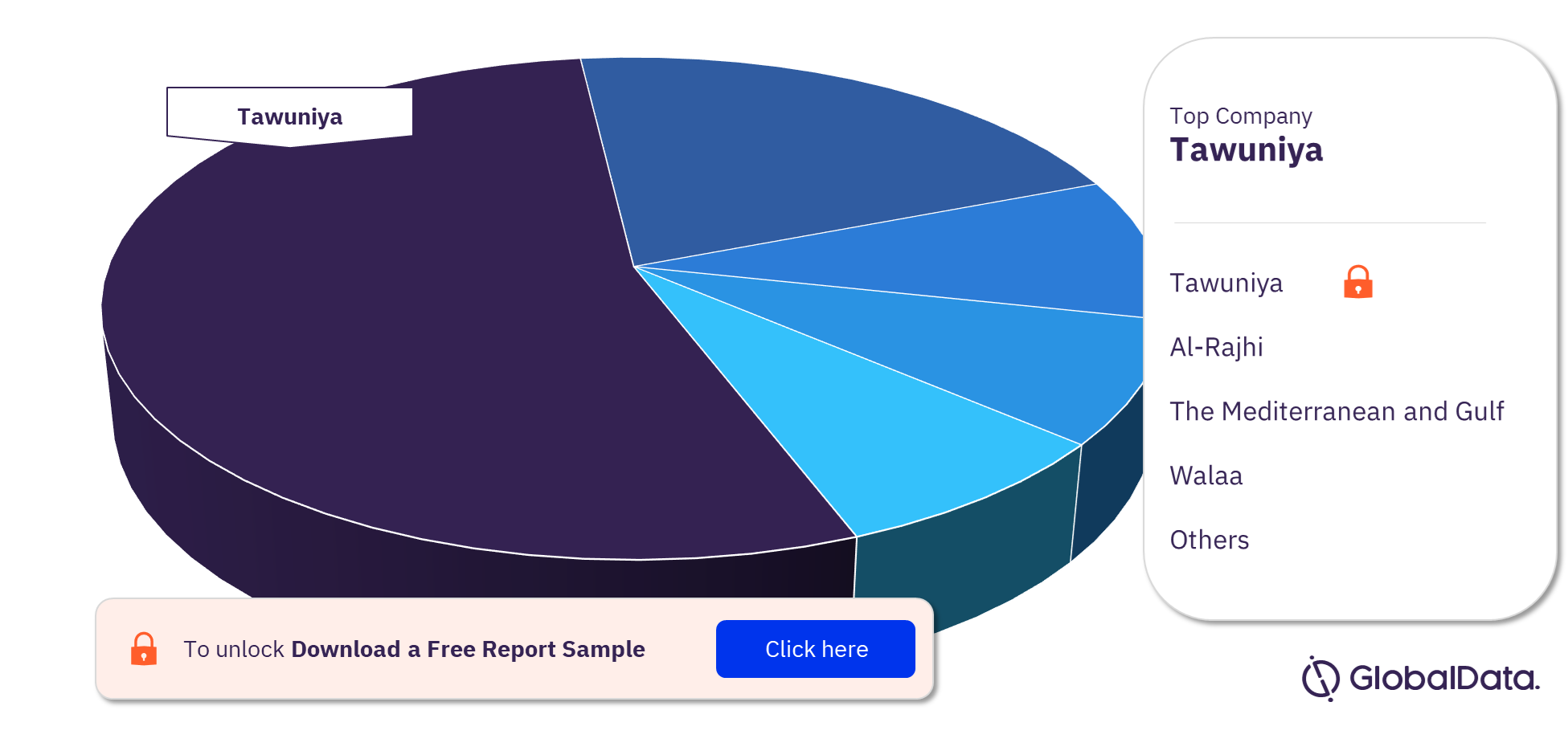 Saudi Arabia General Insurance Market Analysis by Companies, 2021 (%)