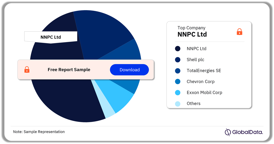 Nigeria Oil and Gas E&P Market Analysis by Companies, 2024 (%)
