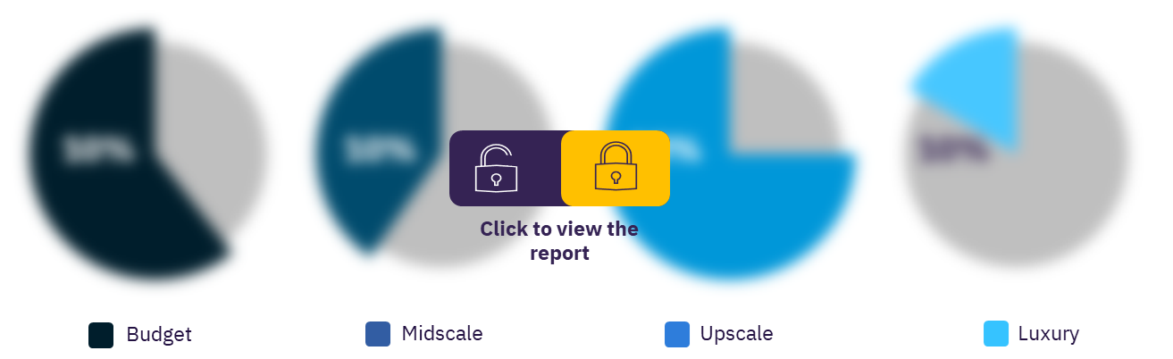 Ukraine hotels market, by hotel category