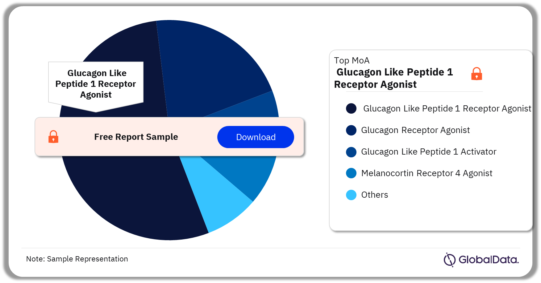 Obesity Pipeline Drugs Market Analysis, by Mechanisms of Action, 2022 (%)
