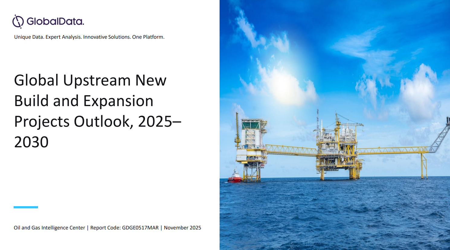 Global Upstream New Build and Expansion Projects Outlook, 2025-2030 standard reports