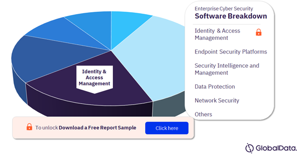 Cyber Security Market Share by Software, 2023 (%)