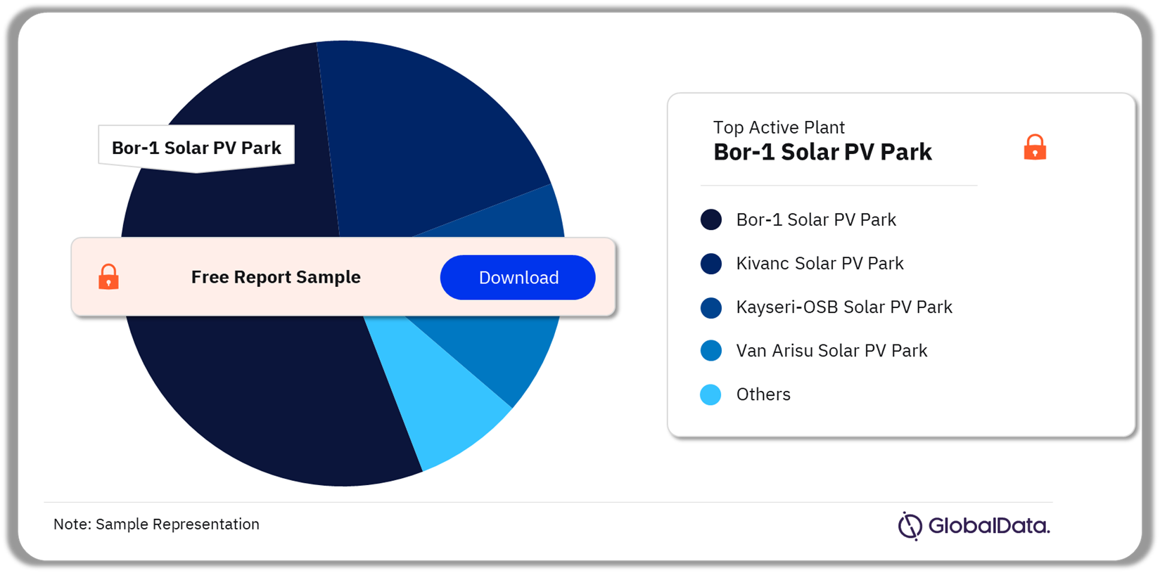Turkey Solar PV Market Analysis by Active Plants, 2023 (%)