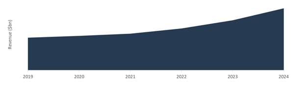 AI Platform Revenue, 2019-2024