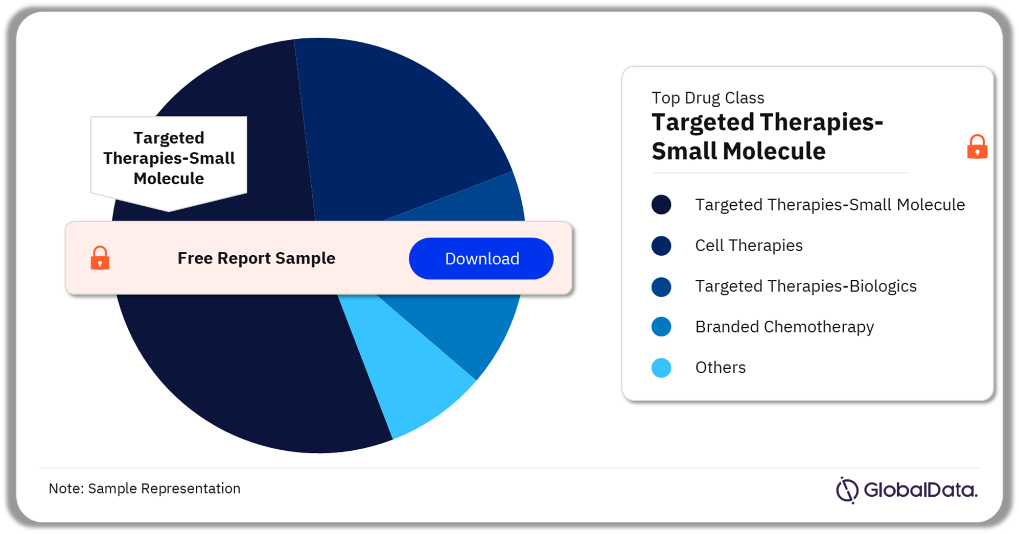AML Market Analysis by Drug Classes, 2022 (%)