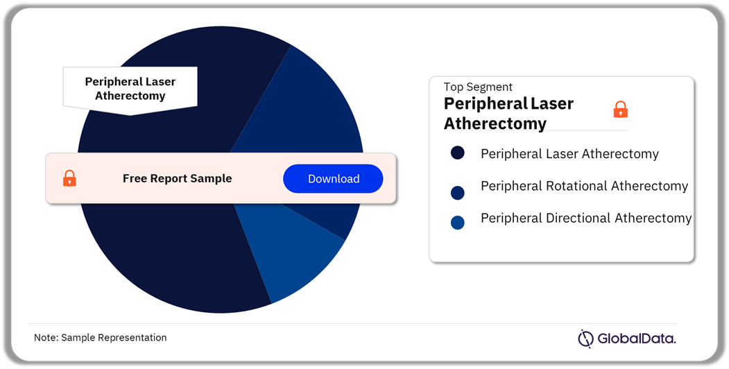 Lower Extremity Peripheral Atherectomy Devices Pipeline Market Analysis by Segments, 2024 (%)