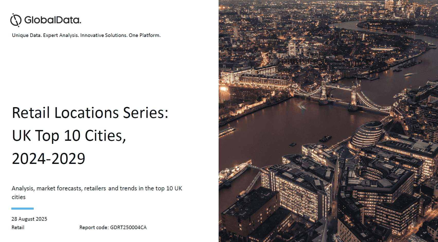 United Kingdom (UK) Top 10 Cities Market Size, Trends, Category Performance, Key Retailers, Consumer Attitudes and Forecast to 2029 standard reports