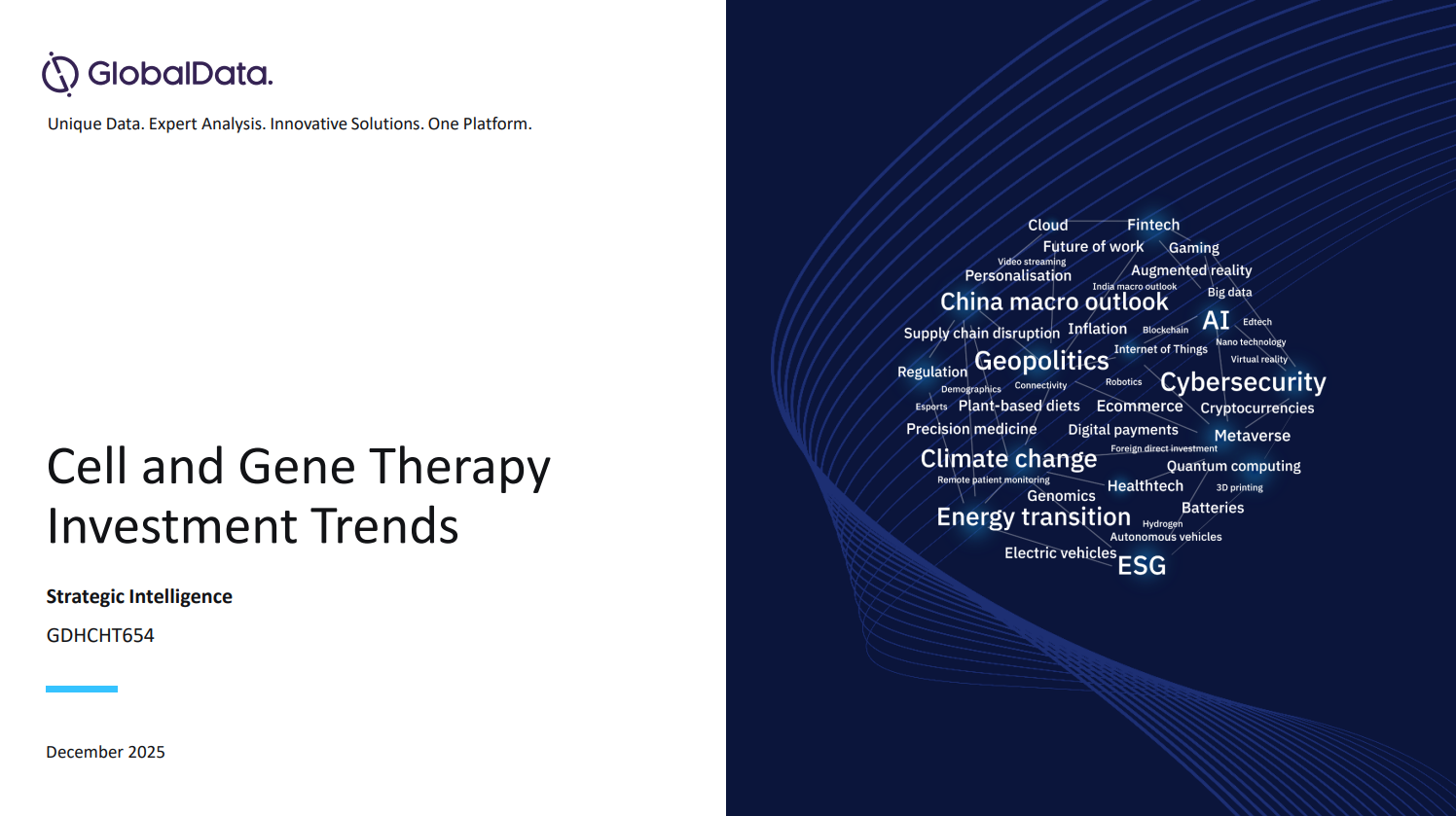 Cell and Gene Therapy Investment Trends: Strategic Intelligence thematic reports