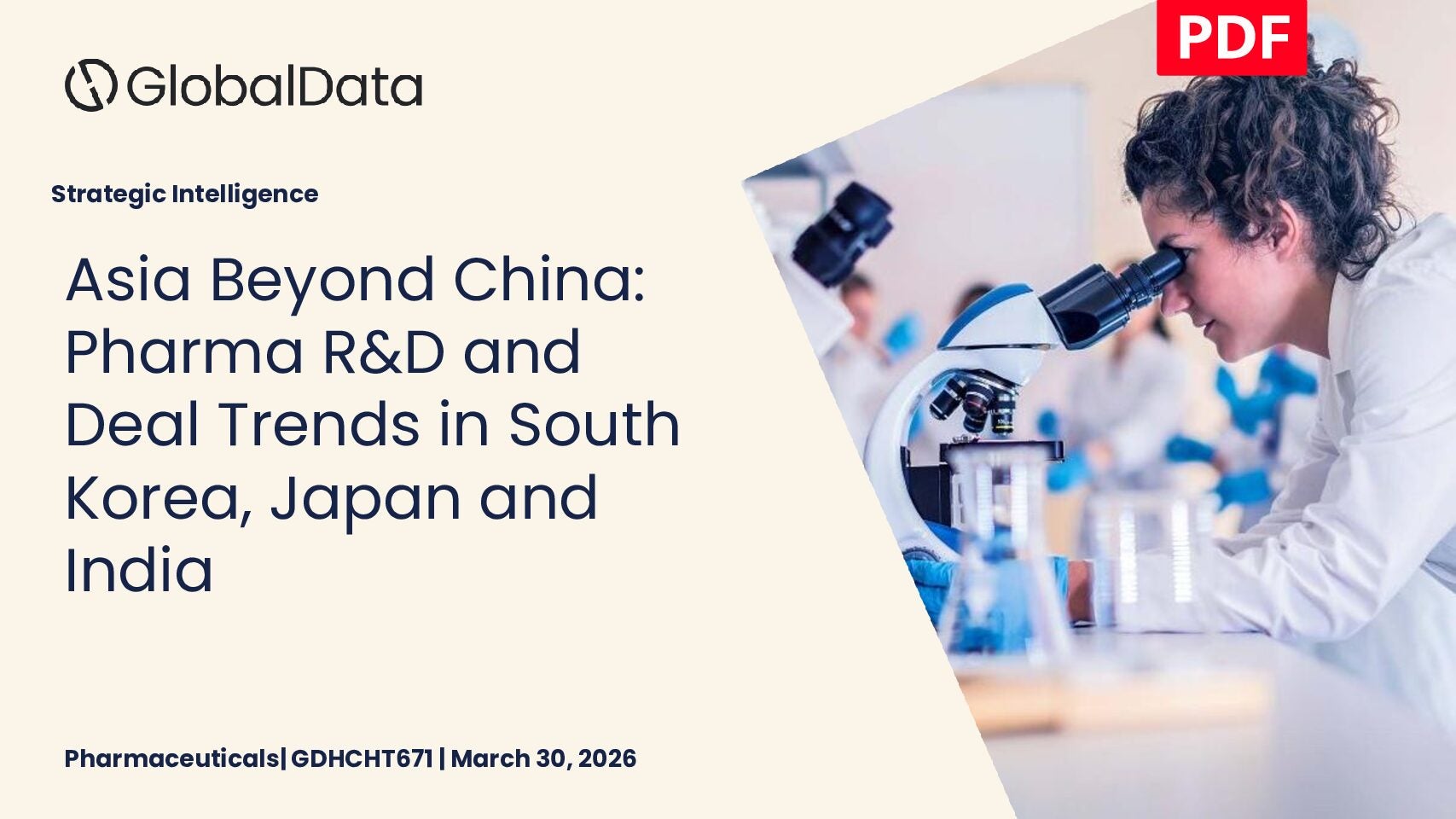 Asia Beyond China: Pharma R&D and Deal Trends in South Korea, Japan and India: Strategic Intelligence thematic reports